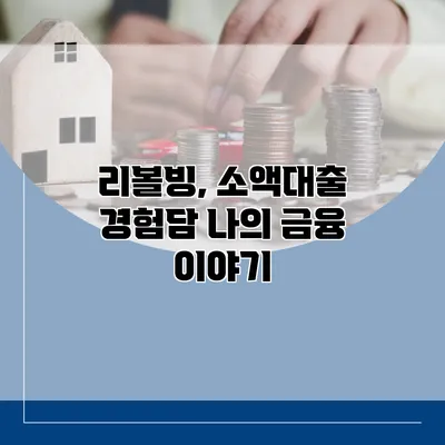 리볼빙, 소액대출 경험담 나의 금융 이야기