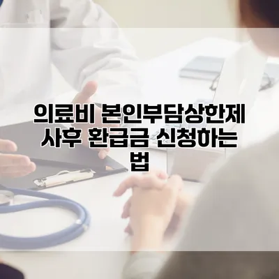 의료비 본인부담상한제 사후 환급금 신청하는 법