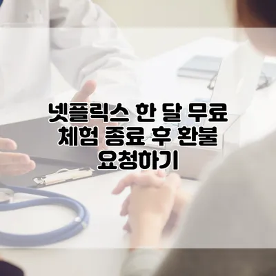 넷플릭스 한 달 무료 체험 종료 후 환불 요청하기