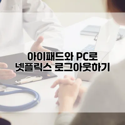 아이패드와 PC로 넷플릭스 로그아웃하기